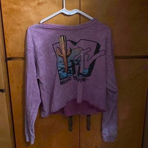 MTV Cropped Long Sleeve